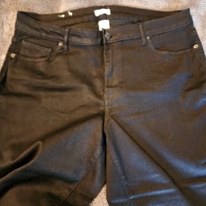 Black Capri jeans size 16W